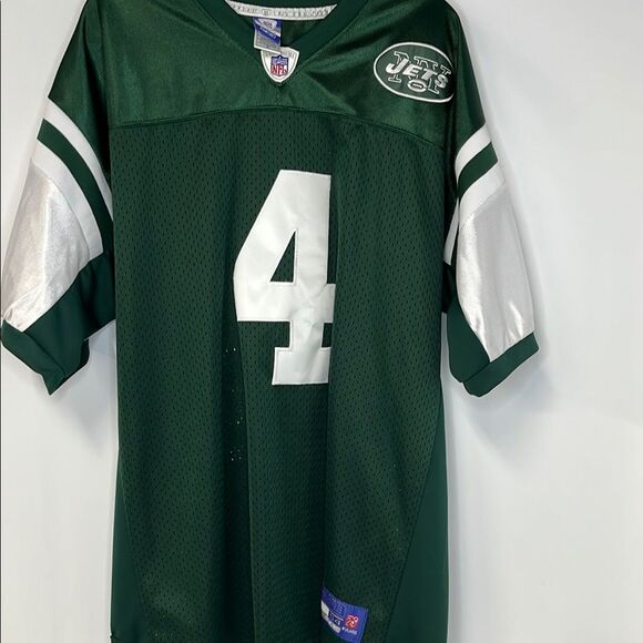 REEBOK AUTHENTIC BRETT FAVRE NEW YORK JETS JERSEY FTL-04-196 - Picture 1 of 6